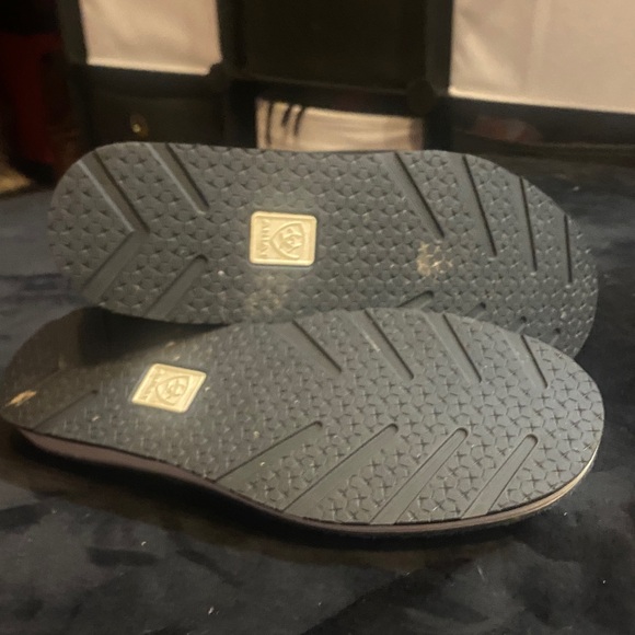 Ariat Women's black sparkle Embroidered Flats - Picture 3 of 4